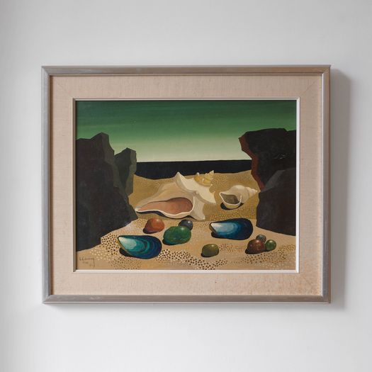 A Surrealist Beachscape