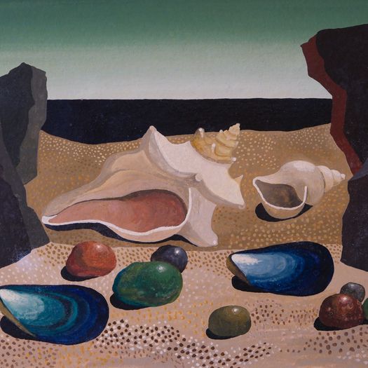 A Surrealist Beachscape