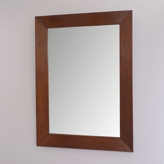 A Substantial Oak Mirror