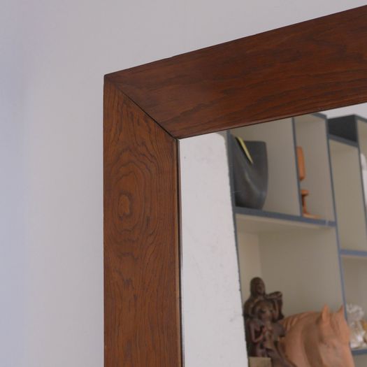 A Substantial Oak Mirror