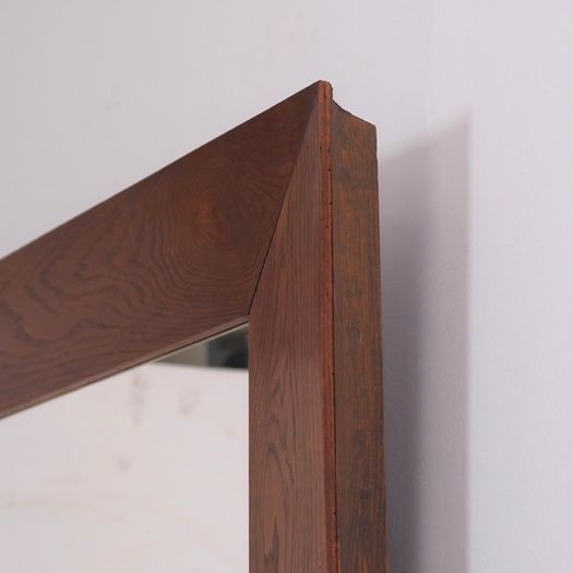 A Substantial Oak Mirror