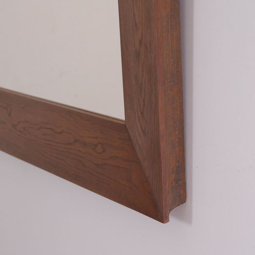 A Substantial Oak Mirror