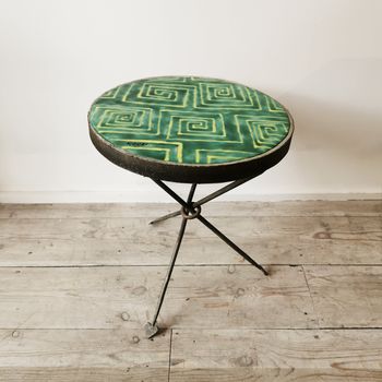 A Tripod Pottery Table
