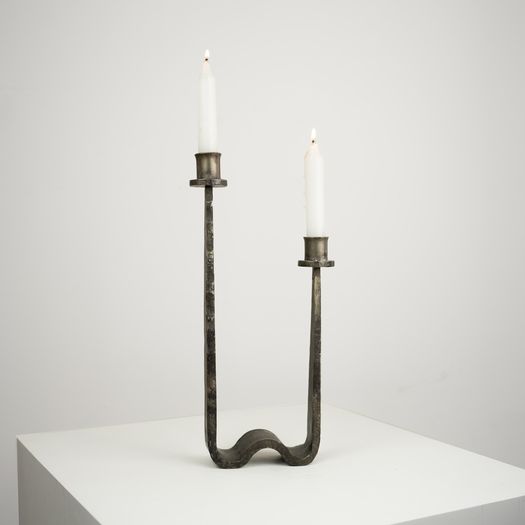 A Two-way Steel Candlestick