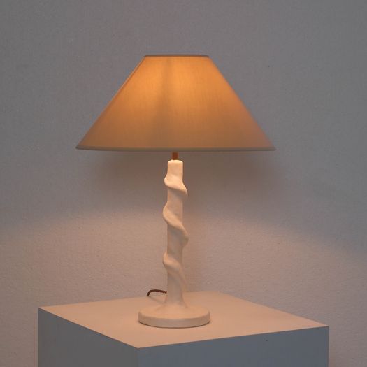 A Waxed Plaster Lamp