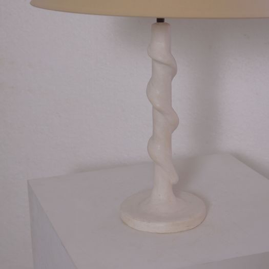 A Waxed Plaster Lamp