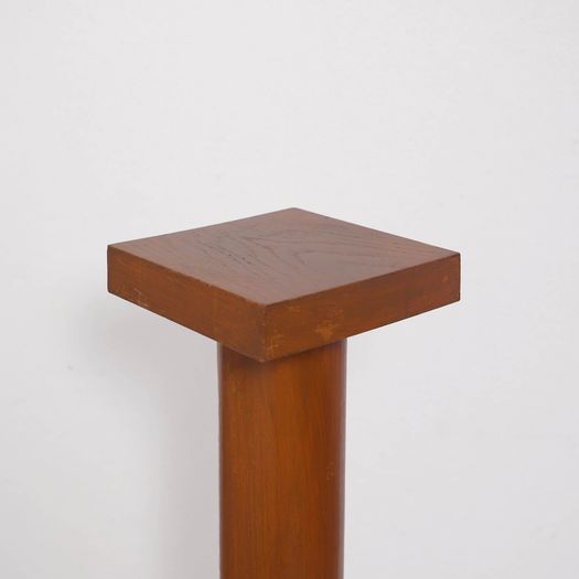 A Wooden Plinth