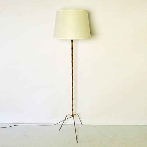 A Stylised Faux Bamboo Floor Lamp