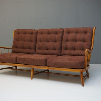 Three Seat Mid-Century Sofa