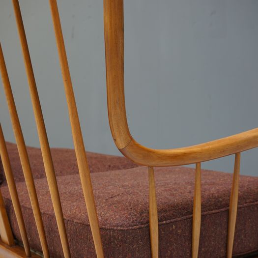 Three Seat Mid-Century Sofa