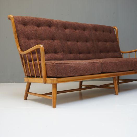 Three Seat Mid-Century Sofa