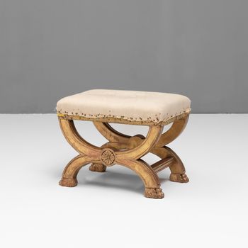 X Frame Footstool