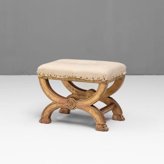 X Frame Footstool