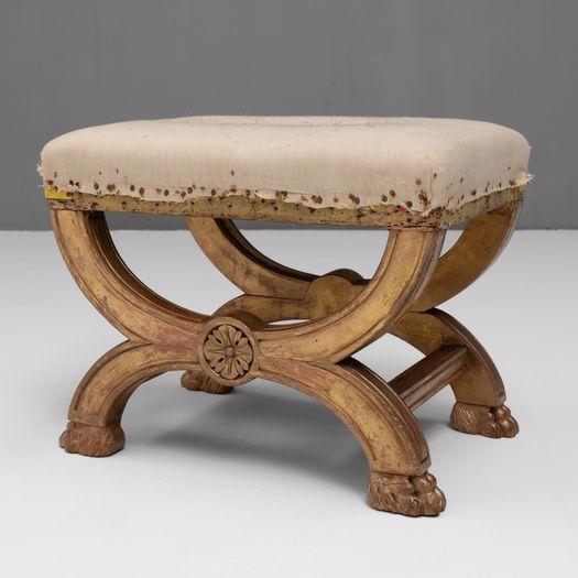 X Frame Footstool