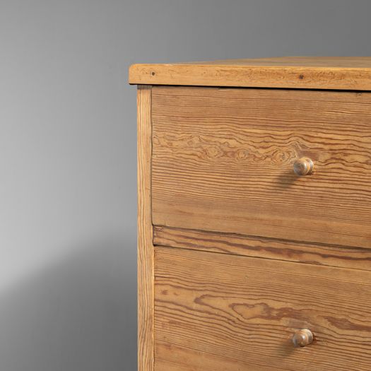 Large Swedish Pine Chest of Drawers