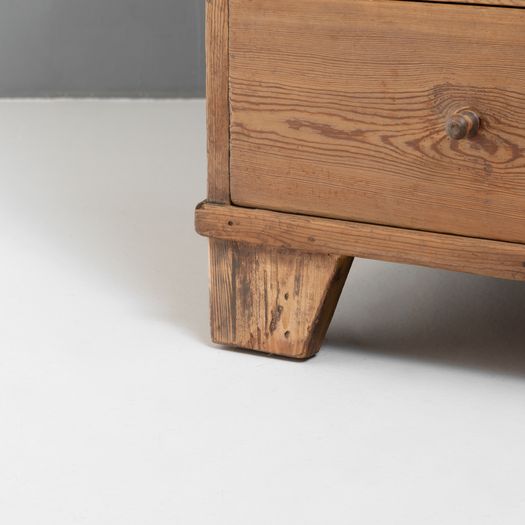 Large Swedish Pine Chest of Drawers