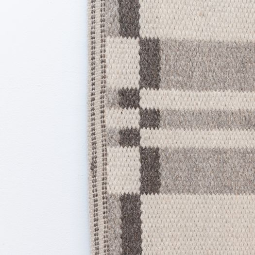 Large Chequered Swedish Kilim