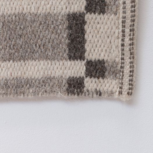 Large Chequered Swedish Kilim