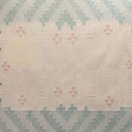 Swedish Kilim Signed IJ