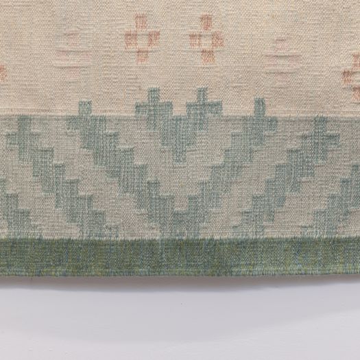 Swedish Kilim Signed IJ