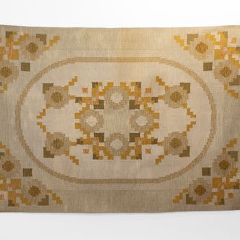 Large Vintage Swedish Kilim