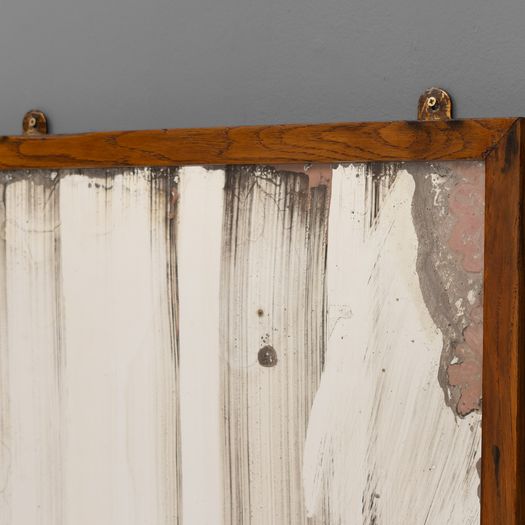 Pair of Oak Framed Mirrors