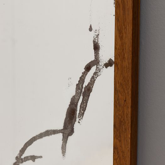 Pair of Oak Framed Mirrors