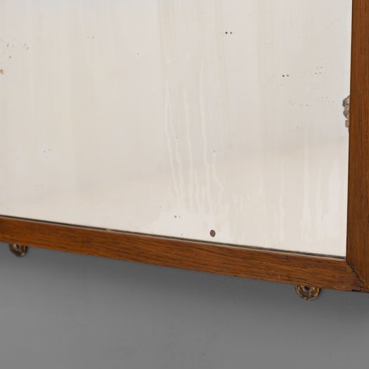 Pair of Oak Framed Mirrors