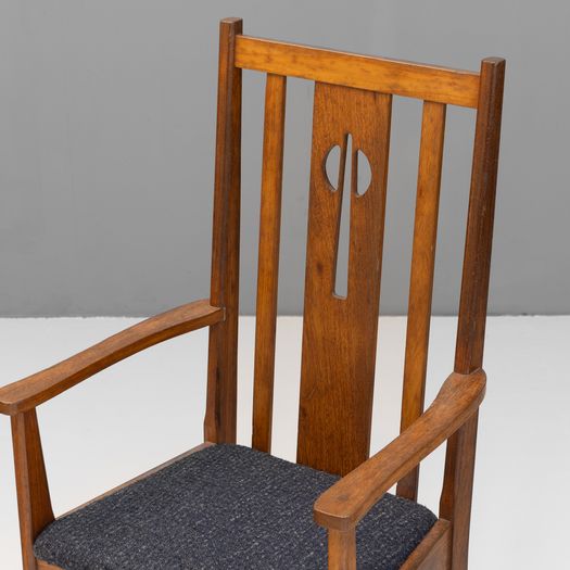 Set of Six Oak Dining Chairs