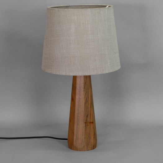 Pair of Teak Table Lamps