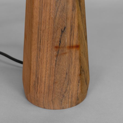 Pair of Teak Table Lamps