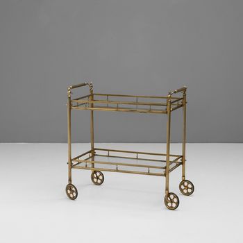 Brass Drinks Trolley