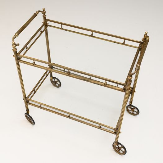 Brass Drinks Trolley