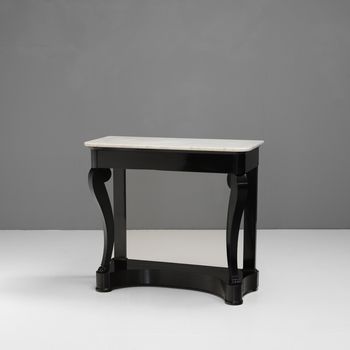 Ebonised Console Table