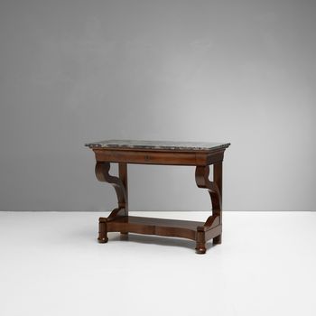 Marble Top Console Table