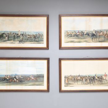 Set of Four Racing Prints