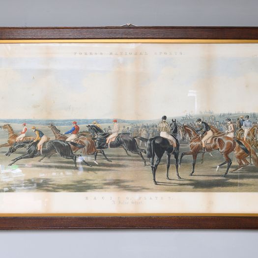Set of Four Racing Prints