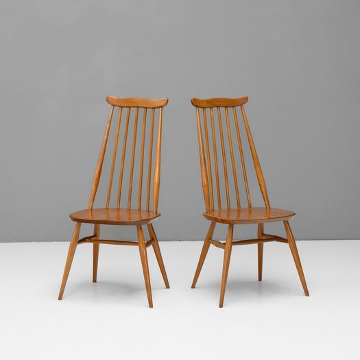 Set of Six Ercol Goldsmith Dining Chairs