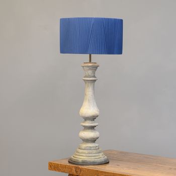Large Turned Column Lamp