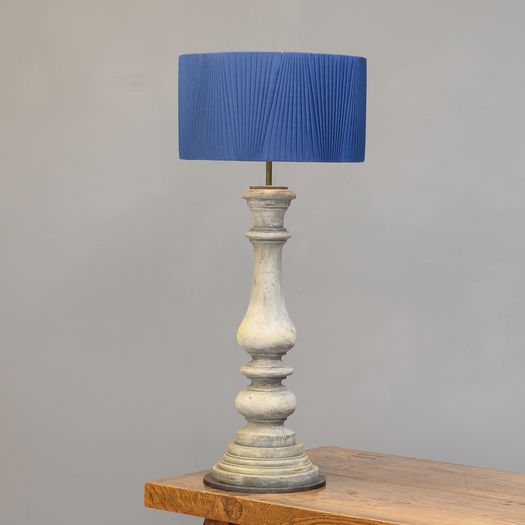 Large Turned Column Lamp