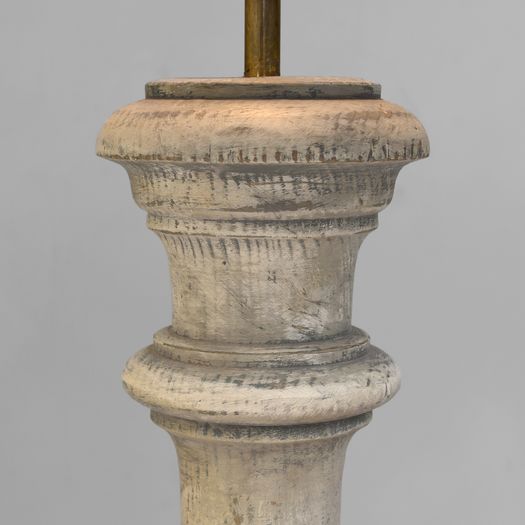 Large Turned Column Lamp