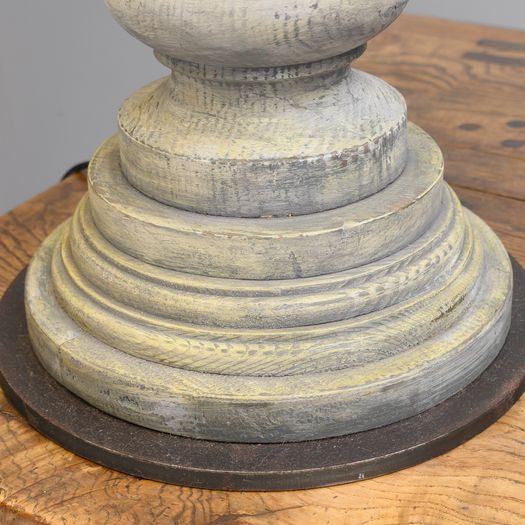 Large Turned Column Lamp