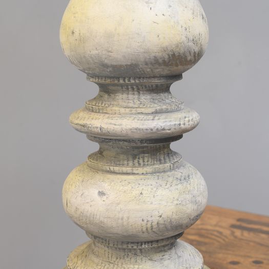 Large Turned Column Lamp