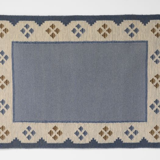 Diamond Edged Swedish Kilim