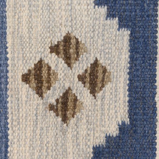 Diamond Edged Swedish Kilim