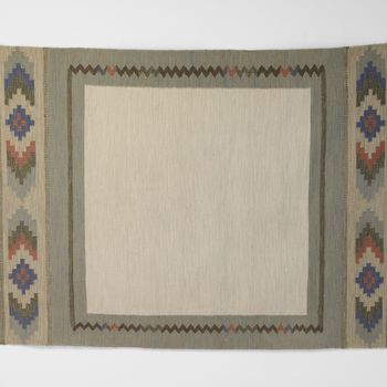 Large Mid-Century Swedish Kilim