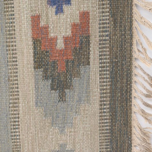 Large Mid-Century Swedish Kilim