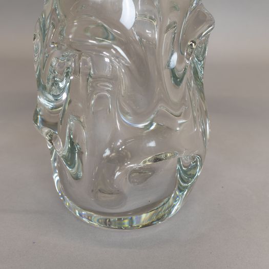 Mid-Century Glass Table Lamp