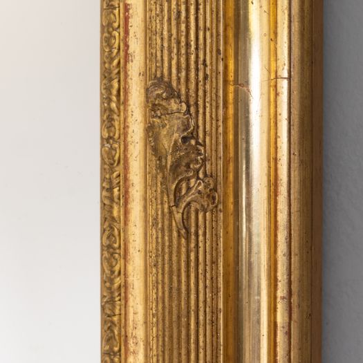 Reeded Overmantlel Mirror
