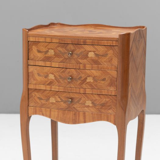Decorative Pair of Bedside Tables